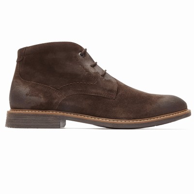 Botas Chukka Rockport Classic Break Homem Marrom PT-38456